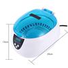750ML Digital Ultrasonic Sonic Wave Watch Jewellery Glasses Cleaner