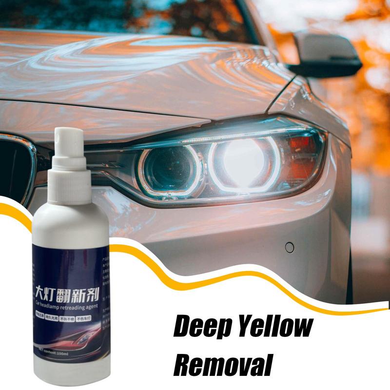 Car Headlight Restoration Polishing Kits Repair Cleaning Paste Headlamp Scratch Remover Remove Oxidation Headlight Polish Liquid