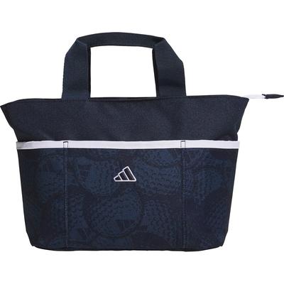 Golf Round Tote with Cooling Pocket Golf Ball Graphic Round Tote College Navy [Adidas Golf]
