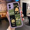 Stylish Flowers Lattice Pattern PU Leather Phone Case for iPhone 15 14 13 12 Pro Max Samsung Galaxy S23 Ultra S20 FE A52 Redmi Xiaomi POCO Soft Cover