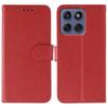 For Motorola Edge 60 Fusion 5G Case PU Leather Flip Wallet Phone Cover with Strap