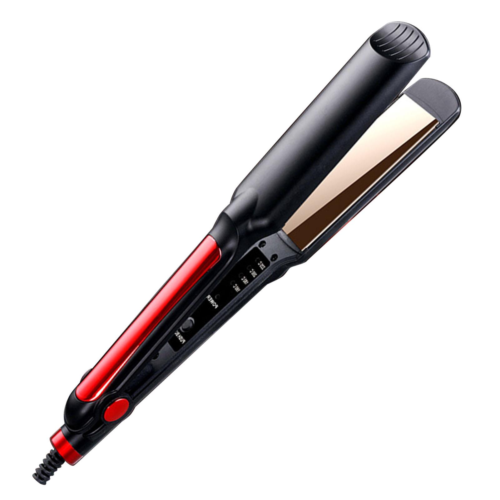 

Hair Straightener Curler 4 Temperature Gears Wet Dry Use Hair Straightening Curling Flat Iron ‑