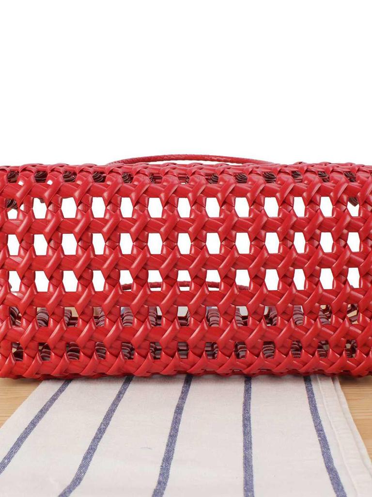 Damska pleciona torba koszyk z ażurowym wzorem 2025: Wszechstronny dodatek na plażę i na nieformalne wakacje