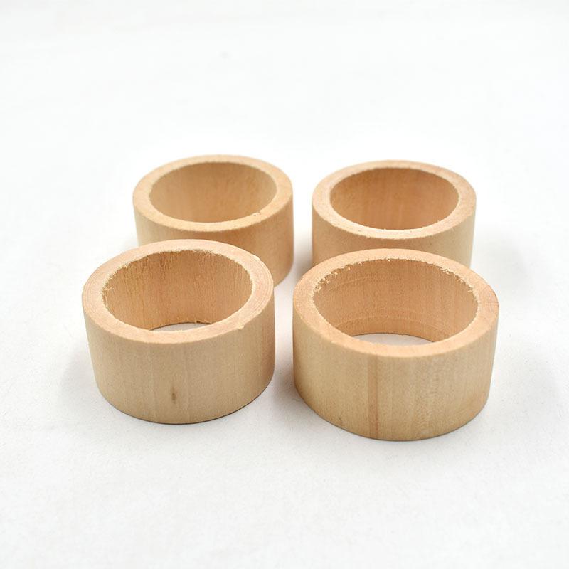 

Handmade Acacia Wood Napkin Ring for Dining, Anniversary, Birthday, Christmas Napkin Ring for Home and Kitchen Décor 6pcs