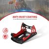 Heavy-duty Steel Motorcycle Front Wheel Stand Wheel Chock Upright For Trailer Mount Trailer Rack Parking Fixed Frame Dirt Bike