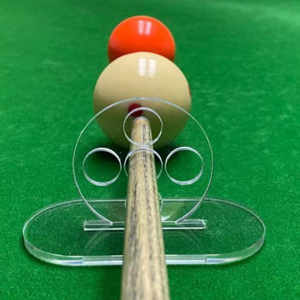 Billiards Training Aid Pool Table Stick Exercise Accessories Acrylic Pool Training Aid Multifunctional Billiard Rod Trainer Pool
