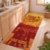 fontaines d.c Customizable name kitchen floor mat easy to clean and wipe down Suitable for kitchens living rooms and entryways—a perfec
