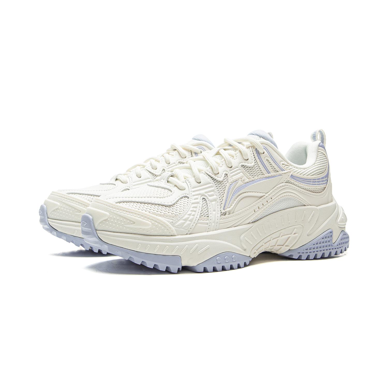 

Новые LiNing Stargazing Амортизаторы Нескользящие Износостойкие Низкие Массивные Кроссовки Женские Шампань Белый AGCV370-3 37