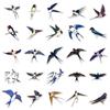 50 Swallow Bird Stickers: Decorative Cartoon Animal Designs for Journals