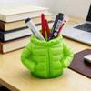 Down Jacket-Shaped Pen Holder Creative Desk Organizer for Makeup Brushes And Stationery Creative Unique School Supplies