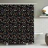 Boho Shower Curtain Abstract Art Modern Bathroom Decor Waterproof Fabric Liner Set Nature Landscape Tropical Floral Pattern Vint
