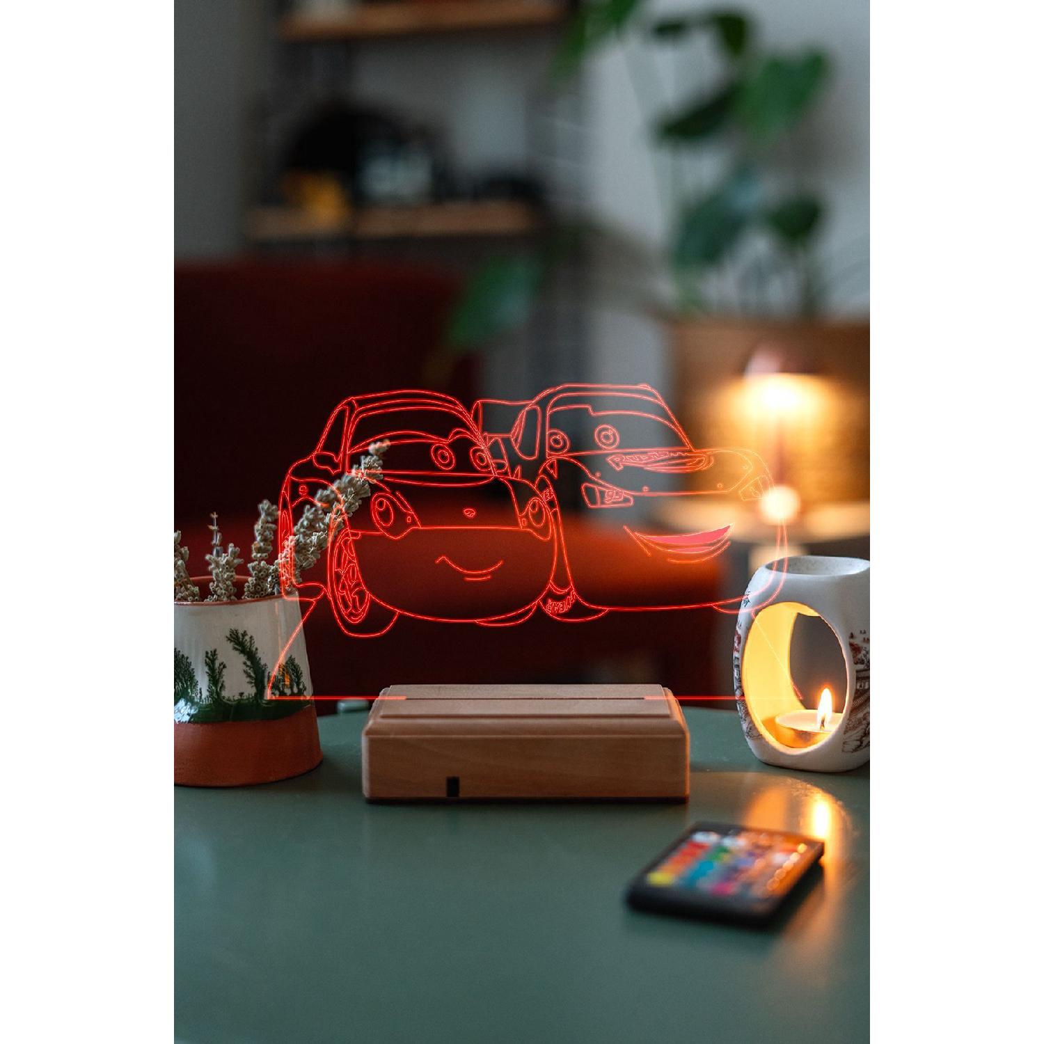 

Sally Carrera Lightning Mcqueen 16 цветной ночник с контролем цвета чистый