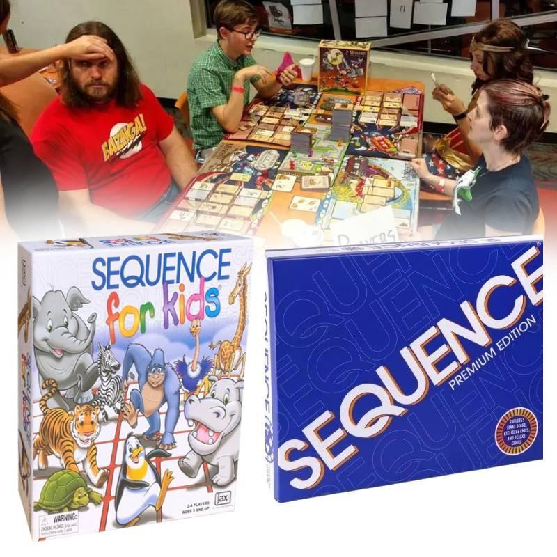 Fun And Engaging Sequence Game Classic Board Game For Family And Friends Gatherings