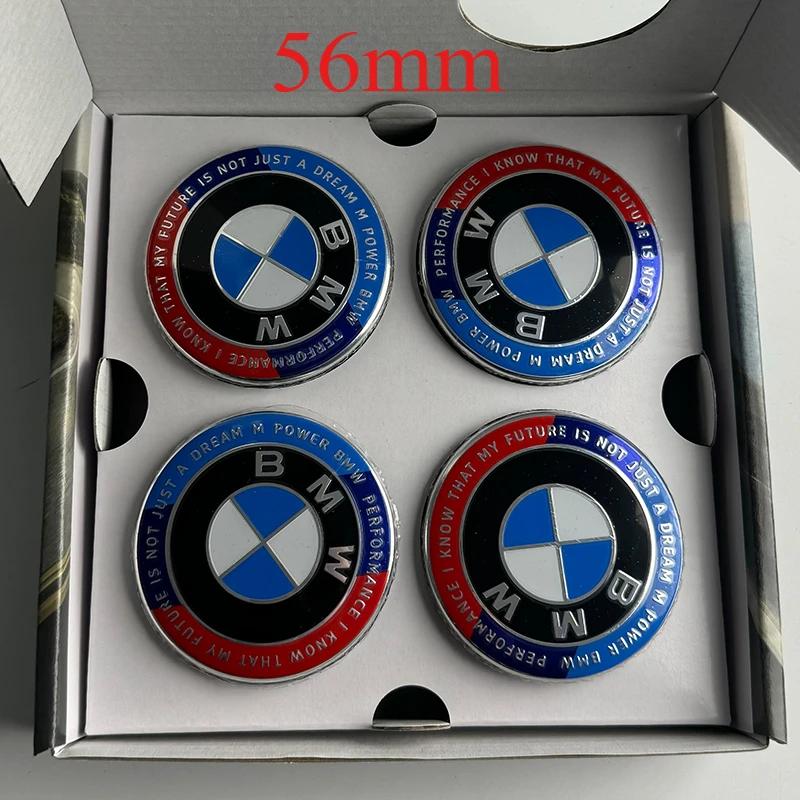 BMW GROUP 4Pcs 56MM 68MM Floating Wheel Center Cap For BMW M E39 E46 E60 E90 F10 F30 G32 G38 G01 G02 G05 F45 F46 F48 F49 F39 F90