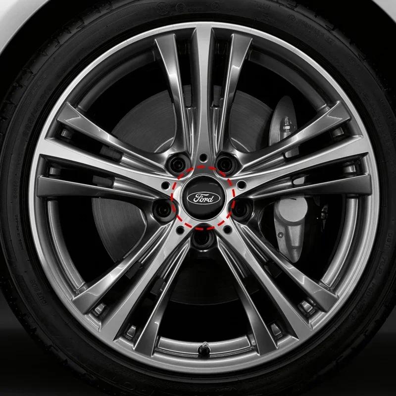 Car Sticker 2025 Hot Auto Wheel Center Hub Tyre Vehicles Caps Cover Rim Sticker Badge For Ford Focus Mk2 Mk3 Fiesta Ranger Monde