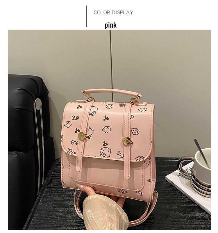 Damen Sommer 2025 Minimalistische Retro Schultertasche & Vielseitiger Rucksack