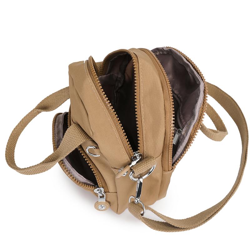 Leichte Umhängetasche mit mehreren Fächern für Mütter mittleren Alters und ältere Mütter Handytasche Reisehandtasche