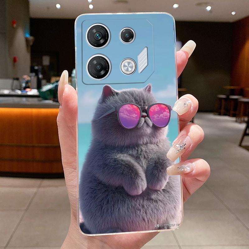Casing For infinix GT 10 Pro Luxury Dragon Cute Cool Boys Girls Transparent Phone Case Back Cover infinix GT10 Pro GT10Pro Shell