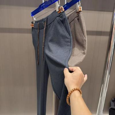 Autumn New Products Men's Old Money Style Light Luxury Business Trendy Brand Loose and Comfortable Versatile Ruffian Handsome Straight Casual Trousers