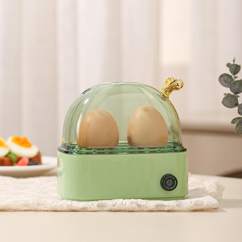 

Компактная многофункциональная яйцеварка и пароварка для общежитий и домов Mechanical Model зелёный