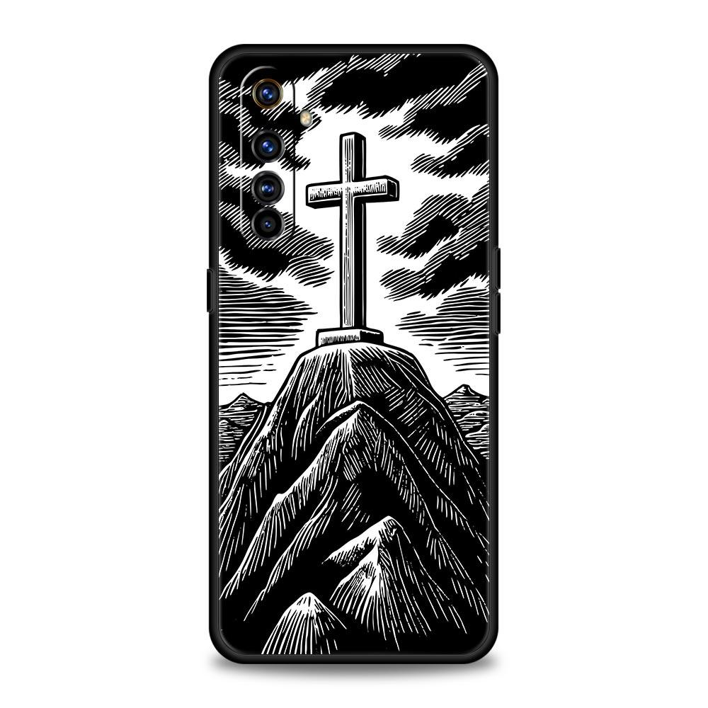 

Christian Bible Jesus Phone Case For Realme 13 12 10 9 8 7 GT3 GT5 GT2 Pro Plus 5G C21 C25 C35 GT Neo 2 3 3T 5 Cover Realme C25