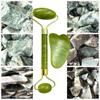 Nature Beauty for Facial Jade Roller Face Thin Massager+Body Neck Anti-Ageing Therapy Gua Sha Board Set Skin Care