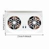 USB Charging Car Window Fan Dual Fans Car Exhaust Fan Rechargeable Car Ventilator  Vehicle Interior