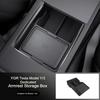 For Tesla Model Y Juniper 2025 Storage Box Center Armrest Hidden Box Cup Holder Organizer Interior Accessories