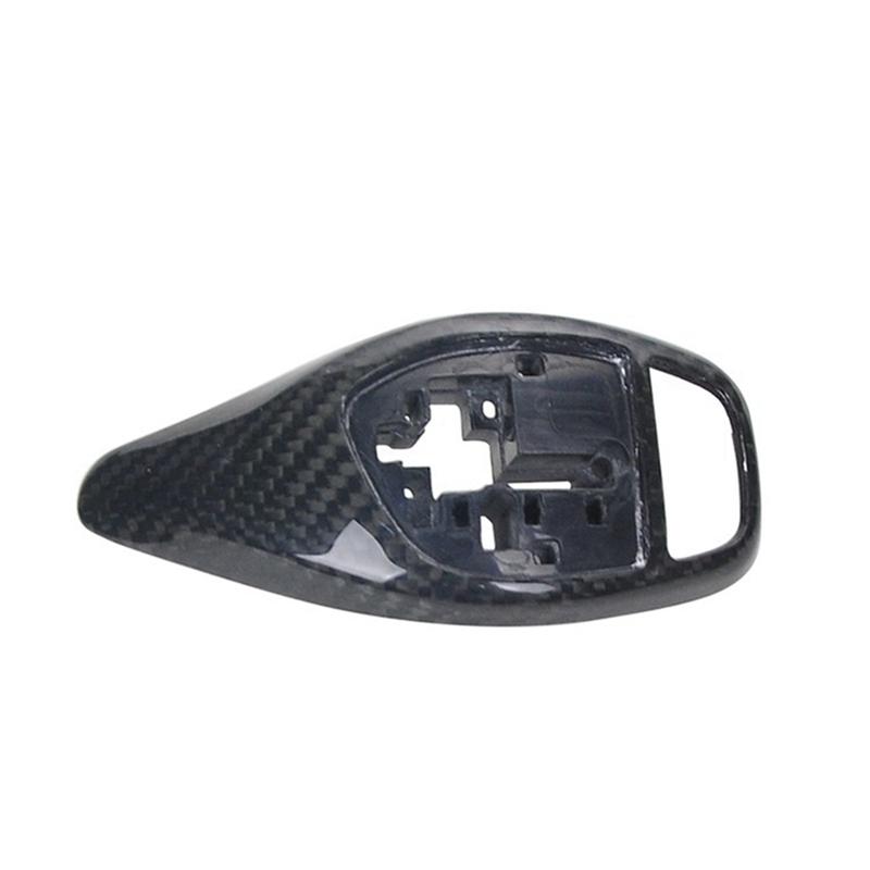 Car Interior Modification Carbon Fiber Trim Gear Shift Knob Cover For BMW F20 F21 F22 F23 F30 F34 Shift Lever Cover Parts-M53K