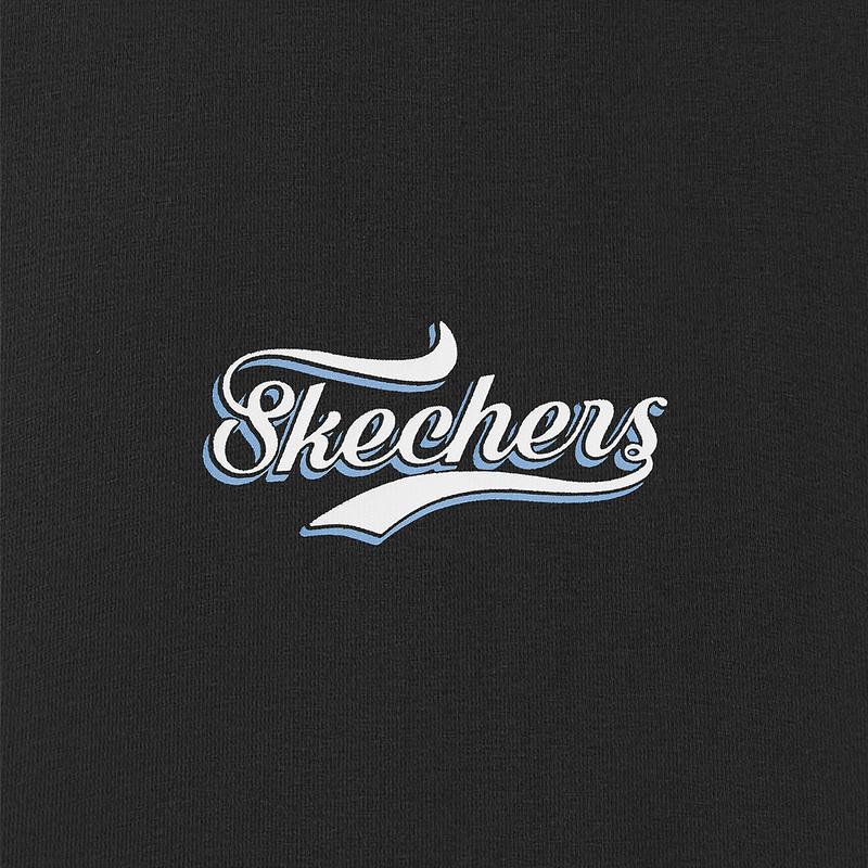 Skechers Simple Comfortable Versatile Solid Color Short Sleeve T-Shirt Unisex tops L225U199-0018