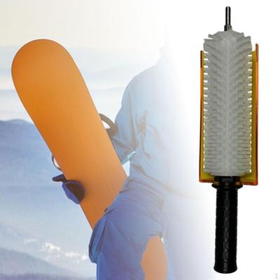 Brush with Handle And Cover Set, Portable Roller for Snowboard Care
