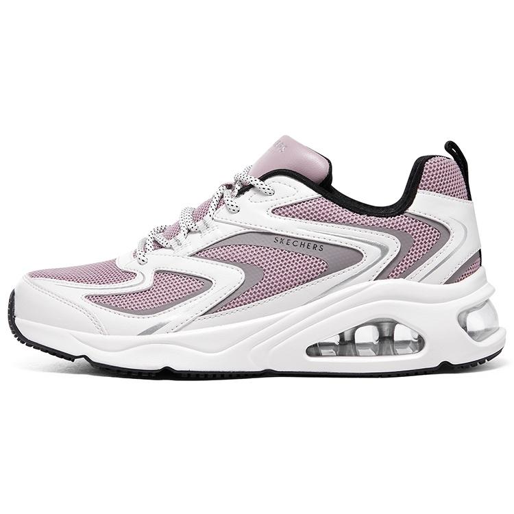 (WMNS) Skechers Tres-Air Uno Street Fl-Air White Lavender Women s 177424-WLV EU 36