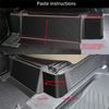Authentic Car Front Seat Base Leather Anti-Kick Panel Trim Stickers For Toyota ALPHARD/VELLFIRE 40 Series +