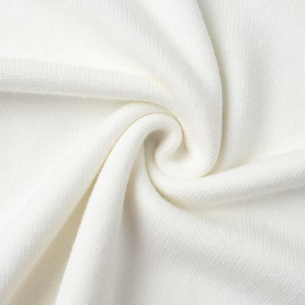 Volný svetr s kulatým výstřihem Dámský jednobarevný volný pulovr Jednoduchý základní styl Dlouhé rukávy Silný teplý top Spodní košile Podzim a Zima