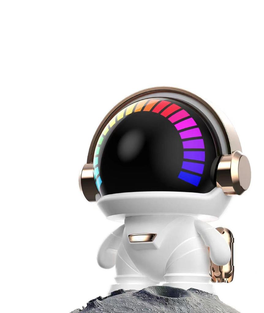 Astronaut Bluetooth Speaker: Portable Mini Subwoofer for Desktop & Outdoor Use