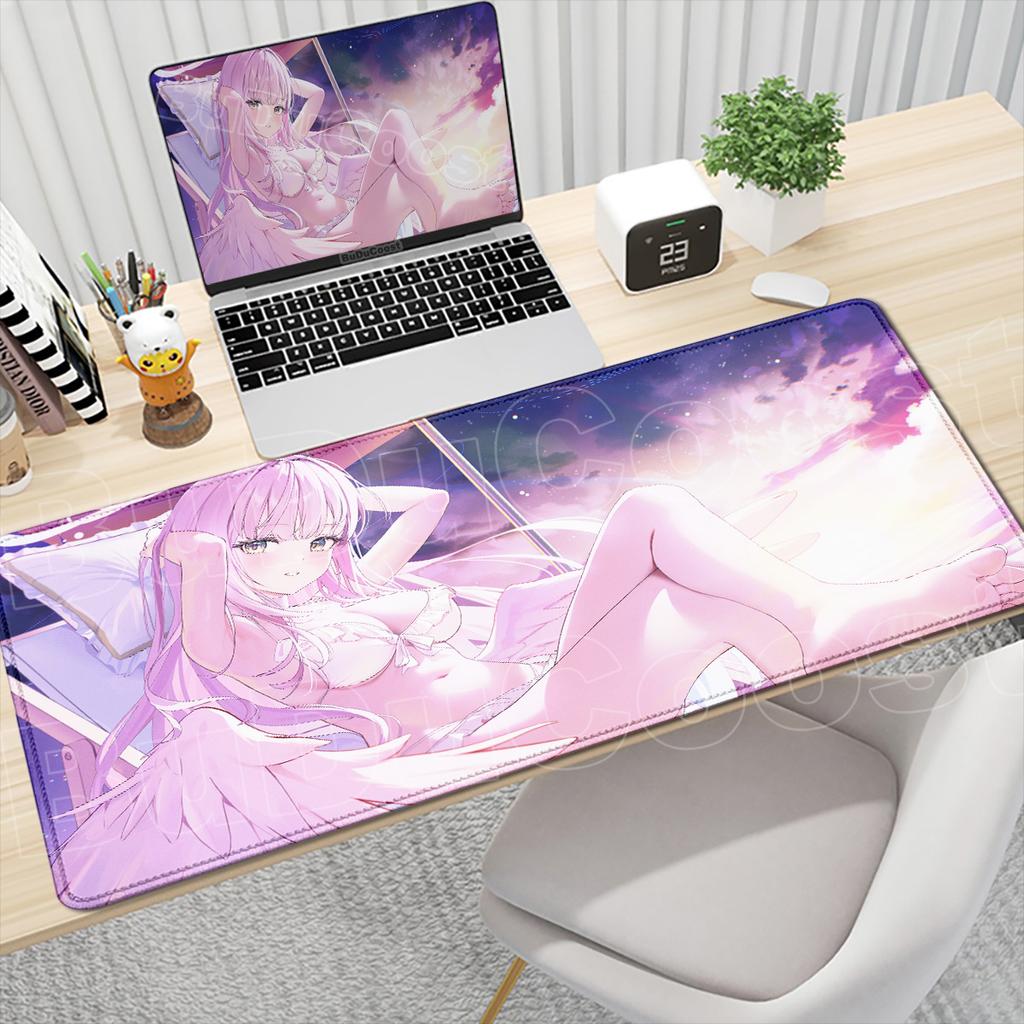 HD Blue Archive Misono Mika Printing Mousepad desktop protection pad Office accessories Non-slip Keyboard Mat desk organizers