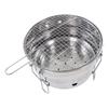 Charcoal Barbecue Grill Stove Stainless Steel Detachable Portable Camping Grill Stove for Home