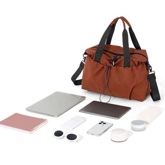 Wasserdichte Sporttasche Crossbody Duffel Bag mit Nassfach Yoga Umhängetasche Fitness-Tote mit Verstellbarem Schultergurt für Männer Frauen Weekender