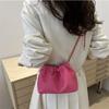 Women Chain Shoulder Bag Girly  Pu Crossbody Tote Bag Commuter Bucket Bag Casual Pleated Hobo Bag Satchel Sling Bag Gifts
