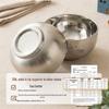 Mei Chu 316L Stainless Steel Ditto Children's Insulated Bowl