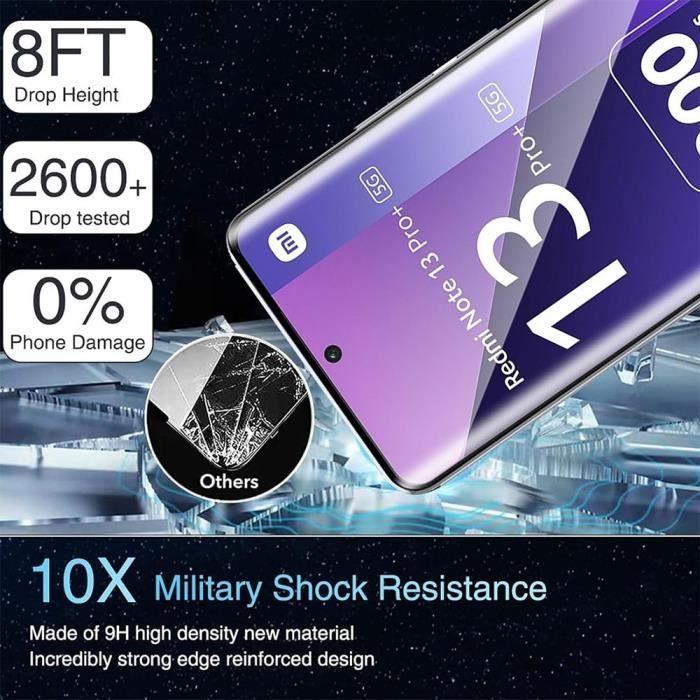 Verre Trempé pour Xiaomi Redmi Note 13 Pro Plus 5G - Note 13 Pro+ 5G - Installation Facile Anti-Rayures Résistant Pack de 4