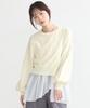 music Sweatshirt set of side slit knit and flare tank for ivory [earth & ecology] 2 women,