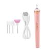 Rechargeable Electric Nail Drill Pen Machine Portable Nail Grinding Polisher with LightWith Spray