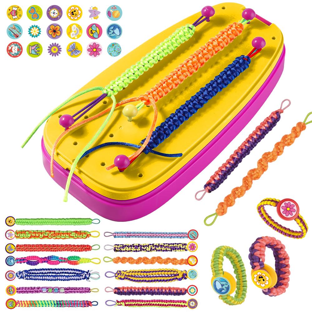 Arts and Crafts Children's Jewelry Making Kit Christmas Birthday Gift - Easy Bracelet Maker