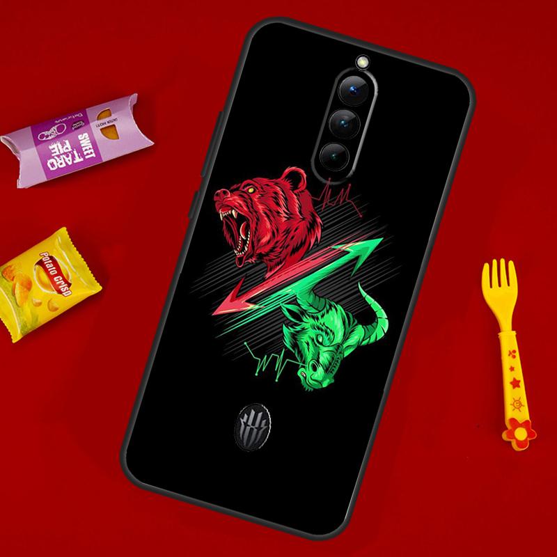 Trade Investment Forex Stock market Phone Case For ZTE Nubia Red Magic 10 Air 6 7 6S 7S 8S 9S 10S Pro 8 9 10 11 Pro Plus Cover