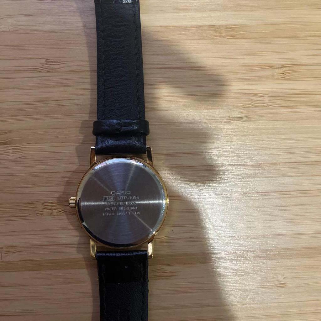 Used Casio Analog Watch Black/Gold