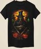 Witch Warlock Halloween Dark Horror Art Unisex Black TShirt (H0035)