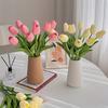 10 Pcs Tulip Artificial Flowers 13 Inch Faux Bouquet Realistic Fake Flowers for Home Wedding Party Baby Shower Bridal Decor