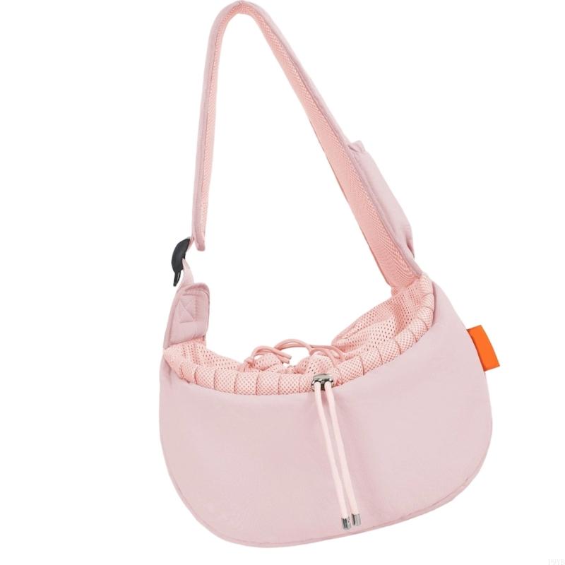 Shoulder Pet Carry Bag for Small Dogs, Water-Resistant Shell, Top Opening, Air Panel Trim for Daily Home and Travel Use