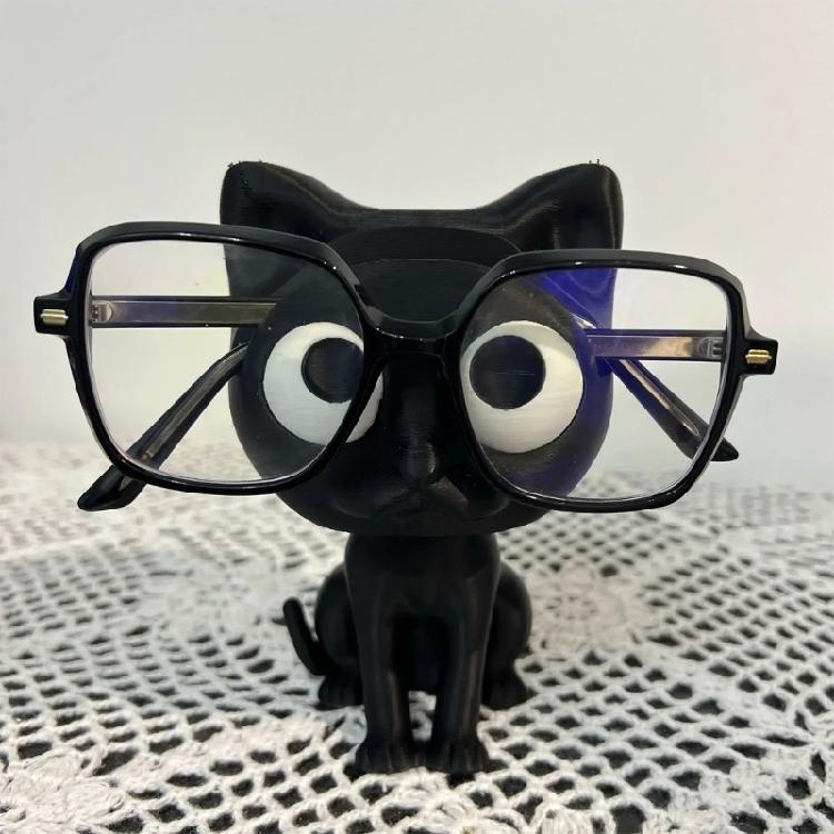 Cats Shape Eyeglass Storage Stand Plastic Construction Space Saving Designs For Glasses Cases Small Items Display Shelf